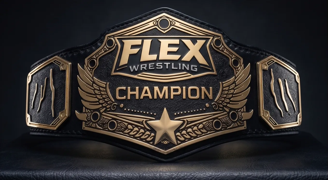 custom flex Wrestling Championship Belt - Image 2