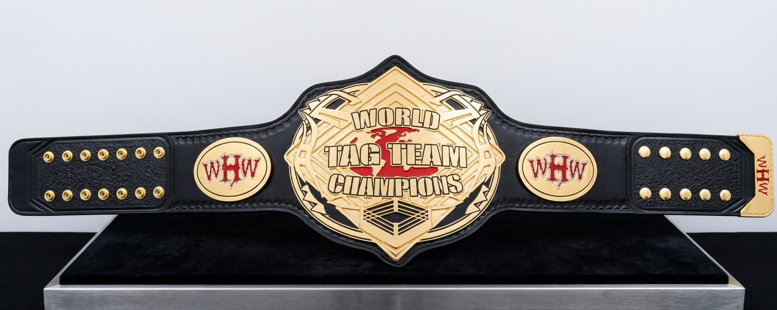 Custom WHW Tag Team belt - Image 2