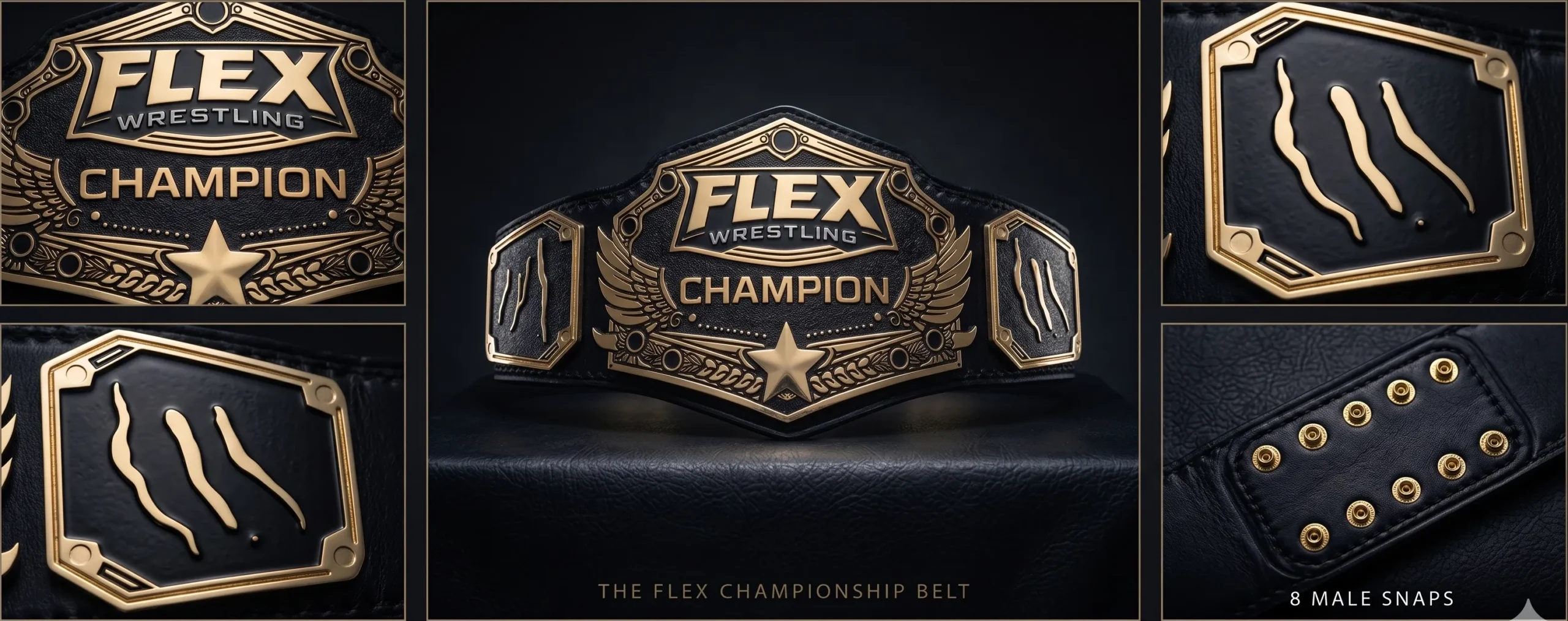 custom flex Wrestling Championship Belt - Image 3