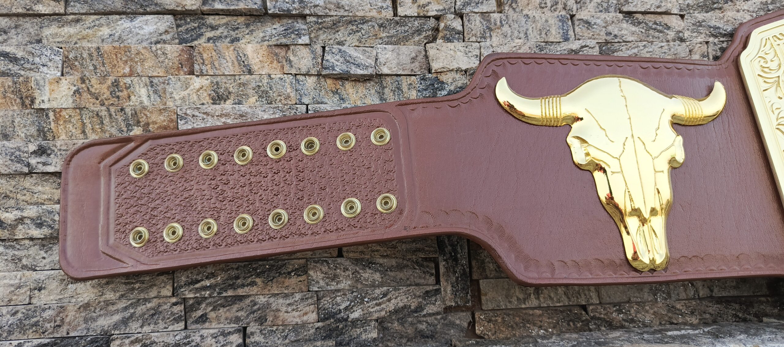 Custom Flex Wrestling Stempad Championship Belt - Image 8