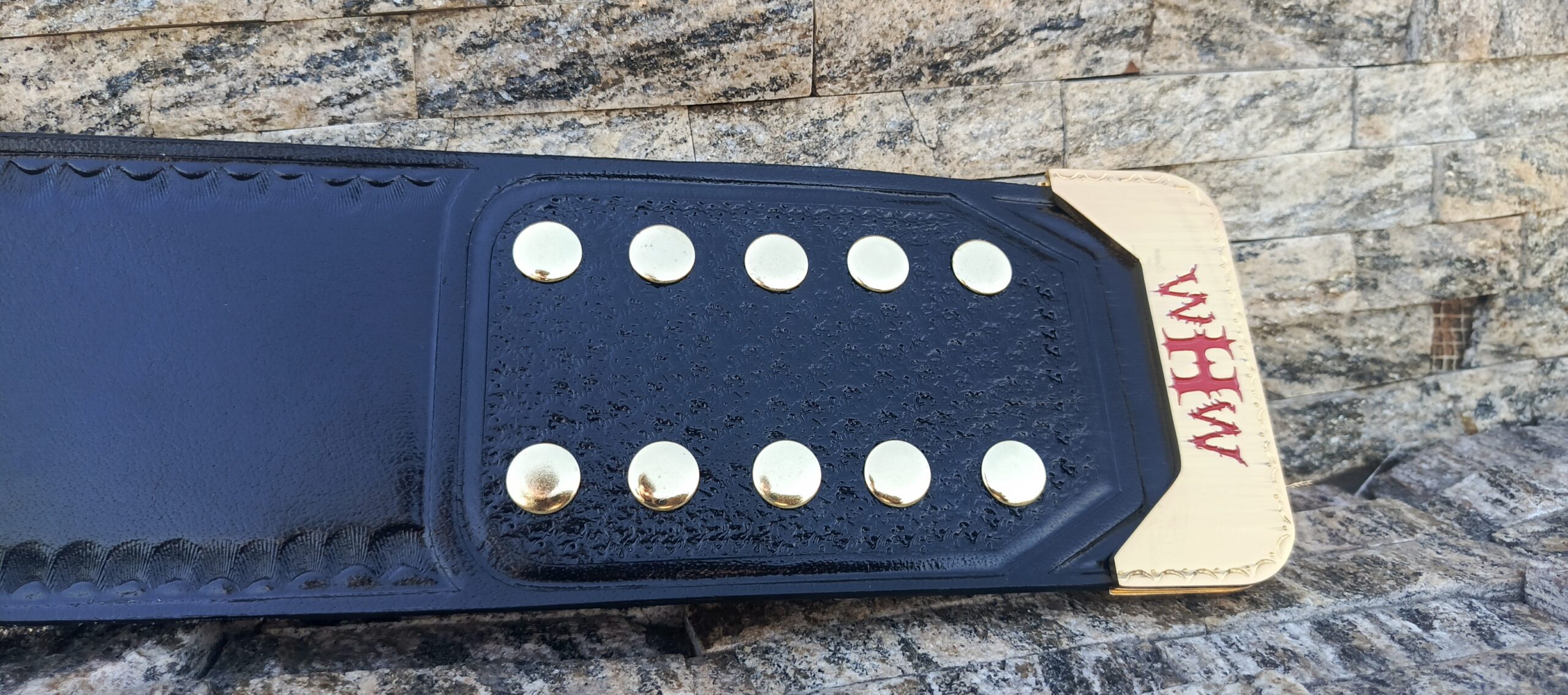 Custom WHW Tag Team belt - Image 7