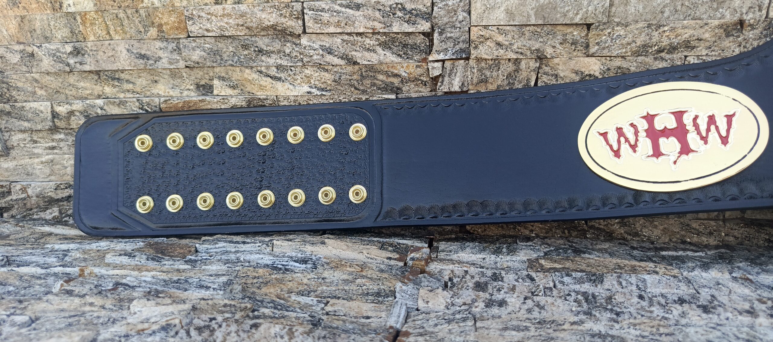 Custom WHW Tag Team belt - Image 10