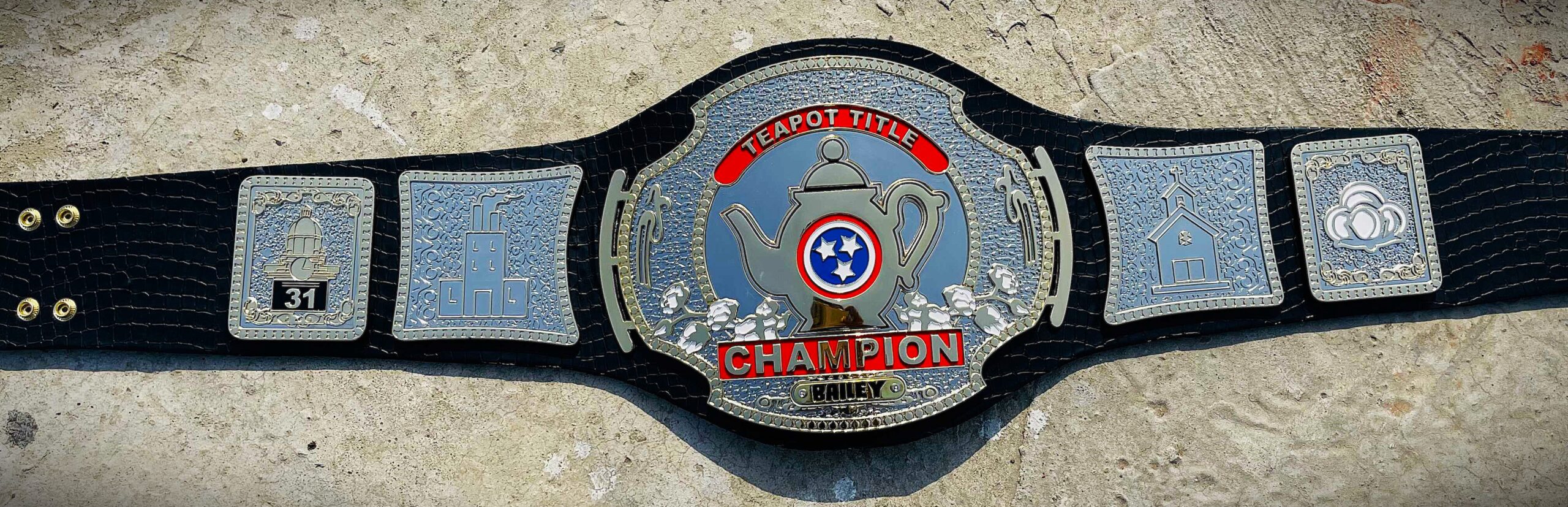 Teapot Custom Championship Belt - Image 3