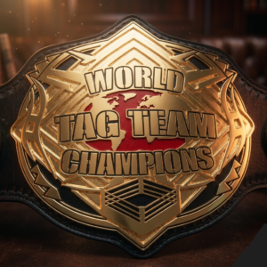 Custom WHW Tag Team belt