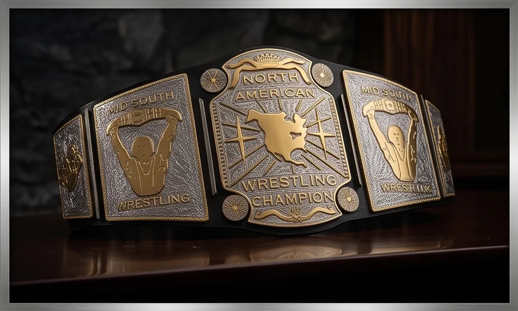 Mid South North American Heavyweight Championship Belt - Image 7