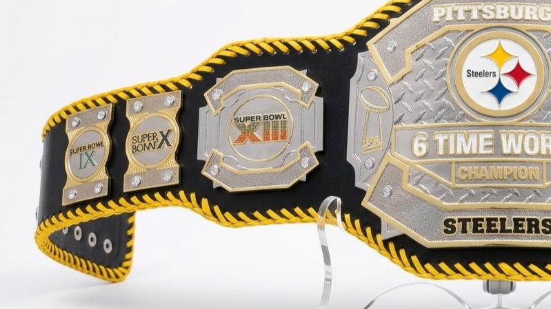 Pittsburg 6 Time World Champion Belt - Image 4
