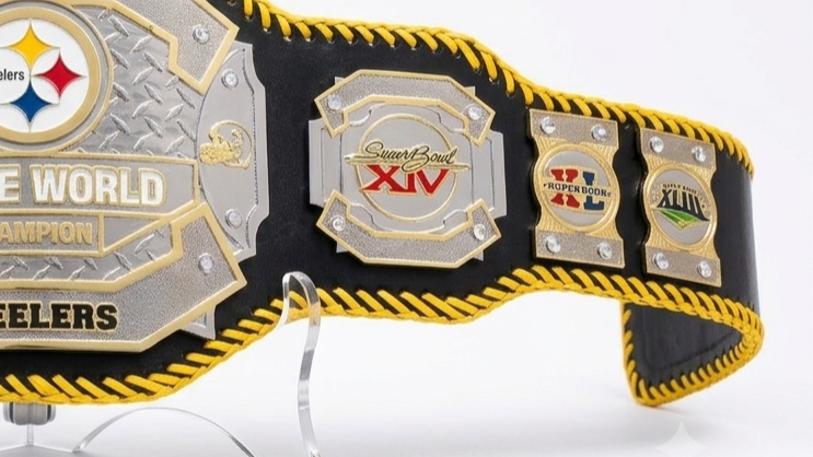 Pittsburg 6 Time World Champion Belt - Image 5
